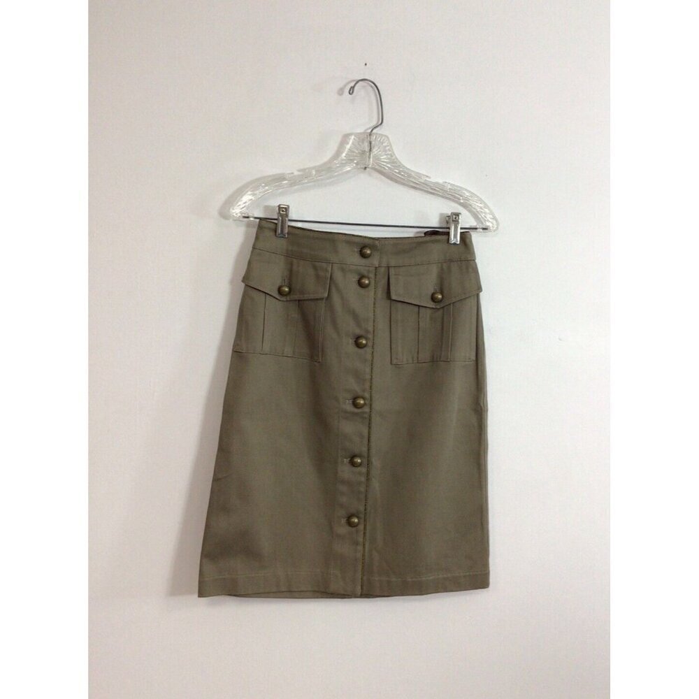 Boston Proper Military Skirt Womens 2
